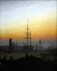 ドイツ語：Der Greifswalder Hafen グライフスヴァルト港
