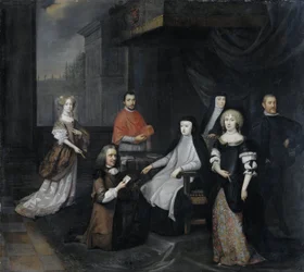 1671 年 3 月 2 日、オーストリアのスペイン女王摂政マリア アンナによるオランダ大使ヒエロニムス ヴァン ベベルニングクの歓迎