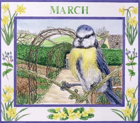 3月（紙にトイレ）