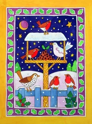 鳥のためのクリスマスのごちそう