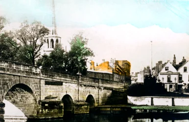 ウォリングフォード、オックスフォードシャー、1926年の橋。