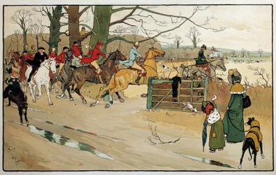 イギリスのセシル・アルディン（1870年〜）の版画。Coll.パーツ