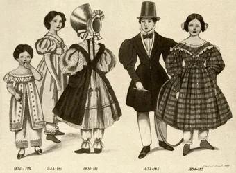 1820-1840年の子供服、1907年、1937年