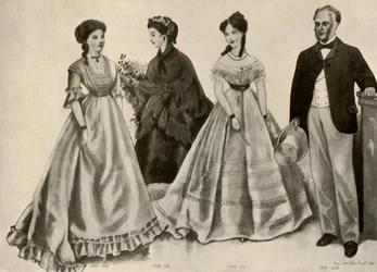 1860-1870年の服装、1907年、1937年