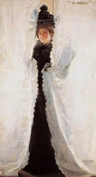 モスカ。 セシリオ プラ ガヤルド (1860-1934) の絵画、キャンバスに油彩、1897 年頃。サン ピエ美術館。 スペイン、バレンシア。