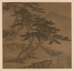 1667 年の古い巨匠のスタイルの風景。