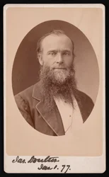 ジェームズ・ドルトンの肖像、1877年。
