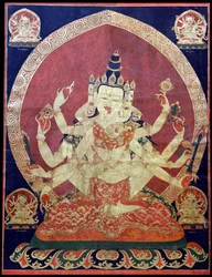 Guhyasamaja Akshobhyavajra 田中、17 世紀。