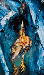 摘み取られた鶏 1925年頃 Chaim Soutine（1894-1943）作 油彩・キャンバスフランス、20世紀