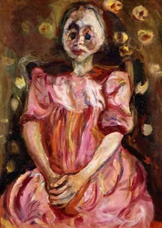 ピンクの少女; La Petite Fille en Rose、1923-1924