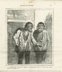 Le Charivari』に掲載されたCham（1819-1879）のイラスト
