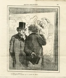 Le Charivari』に掲載されたCham（1819-1879）のイラスト