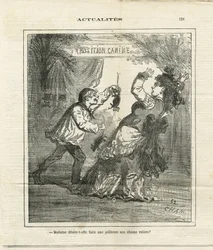 The Charivari』に掲載されたチャム（1819-1879）のイラスト