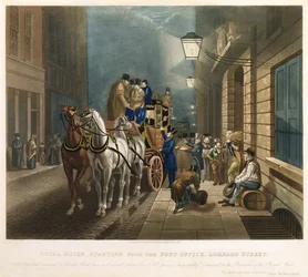 ロンバード・ストリートの郵便局から始まるロイヤルメイル