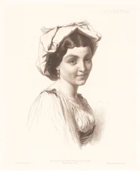 イタリア人女性の肖像 Nunziatina (オブジェクトのタイトル) イタリア女性の肖像（連載タイトル）