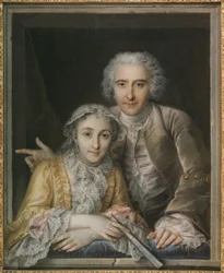 フィリップ・コワペルと妻の肖像