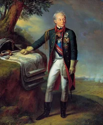 陸軍元帥大元帥アレクサンドル・スヴォーロフ王子、ロシア兵、1815年。