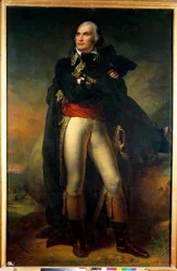 シャルル・ピケグル（1761-1804）の足元の肖像 北部、サンブレ、ムーズ、ライン、モーゼルの各軍団の総司令官 シャルル・ド・スチューベン（1788-1856）による絵画 1819年 Sun.2.1x1.3 m パリ、軍隊博物館