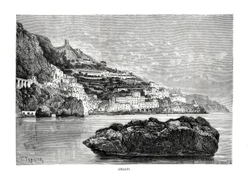 イタリア、アマルフィ、1879