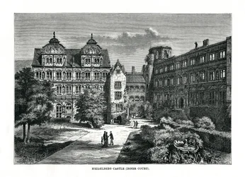 ハイデルベルク城、ドイツ、1879