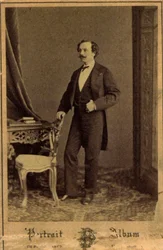 Marius Petipa、ロシアのバレエダンサーおよび振付家、c1855