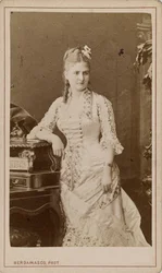オペラ歌手Caroline Sallaキャロライン・ルイーズ・ド・セプタヴォーの肖像 , 1880年頃