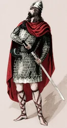 フランス騎士ローラン・ド・ロンセヴォー（版画）