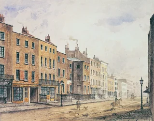メリルボーンハイストリートの眺め、1848年