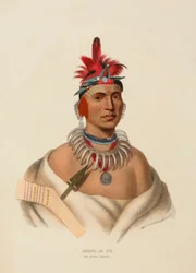 チョノ・カ・ペAN OTTOE CHIEF（『北米インディアン部族史』より