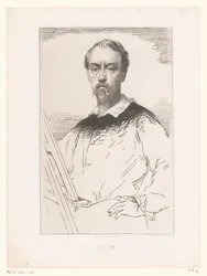 Portret van Félix François Georges Philibert Ziem エッチングとリトグラフ（シリーズタイトル）