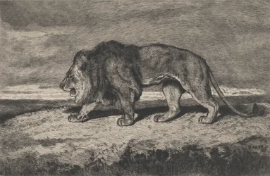 ライオンの散歩、1866-1897。