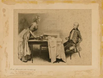 ディック・スウィベラーと侯爵夫人（「The Old Curiosity Shop」より