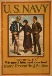 米海軍 "ここにいます" 彼もあなたも必要です