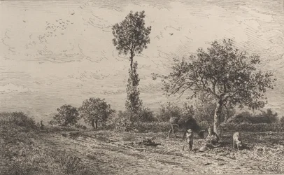 風景、1864年。