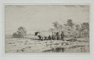 風景、労働者、1845。