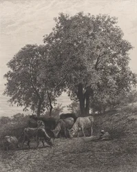 休息、1864年。