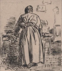 アイロンがけの女、1843年。