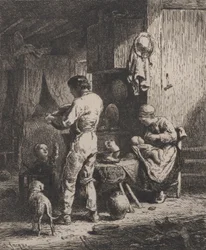食事、1864年。