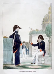 アンヴァリッドの制服、1823年、フランス