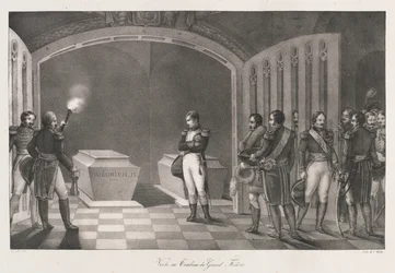 フリードリヒ大王の墓への訪問、19世紀初頭
19世紀（リトグラフ