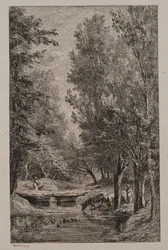 ヴァルモンドイスの小川c。 1862年。