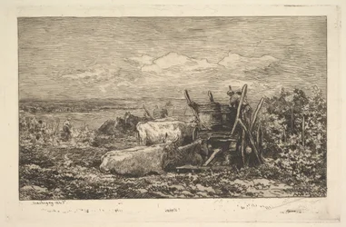 モーヴァンの収穫記念品、1865年。