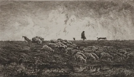 シャワー、c。 1851年。