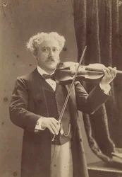 ヴァイオリン奏者で作曲家のポール・ド・サラサテの肖像 1844-1908年、c. 1890年。