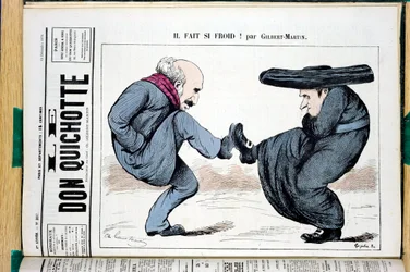 ドン・キホーテ」287番の表紙、Satirique en Colours