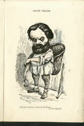 チャールズ・ギルバート・マーティン（1839-1905）による "Contemporary Grimaces "のイラスト
