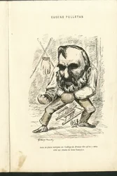 チャールズ・ギルバート・マーティン（1839-1905）による "Contemporary Grimaces "のイラスト