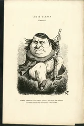 "Contemporary Grimaces "のチャールズ・ギルバート＝マーティン（1839-1905）のイラスト