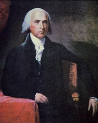 ジェームズ・マディソン（1751-1836）（カラーリトグラフ