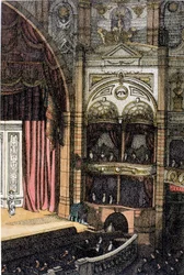 Colosseum (muste ja akvarelli paperille)